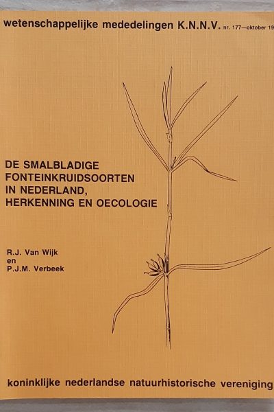De smalbladige fonteinkruidsoorten in Nederland, herkenning en oecologie - nr. 177 oktober 1986