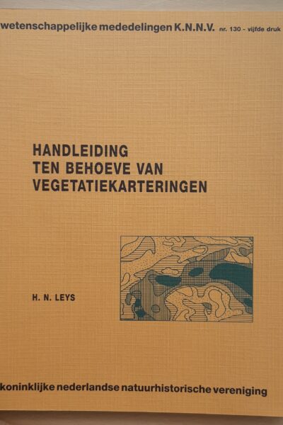 Handleiding ten behoeve van vegetatiekarteringen - No. 130 - oktober 1982 vierde druk