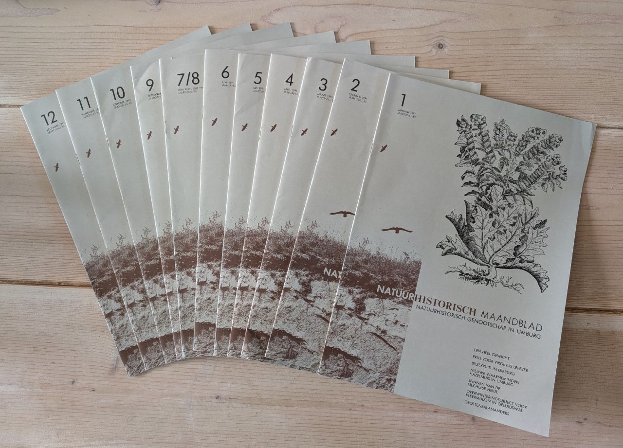 Natuurhistorisch Maandblad - Jaargang 80 compleet - 1991